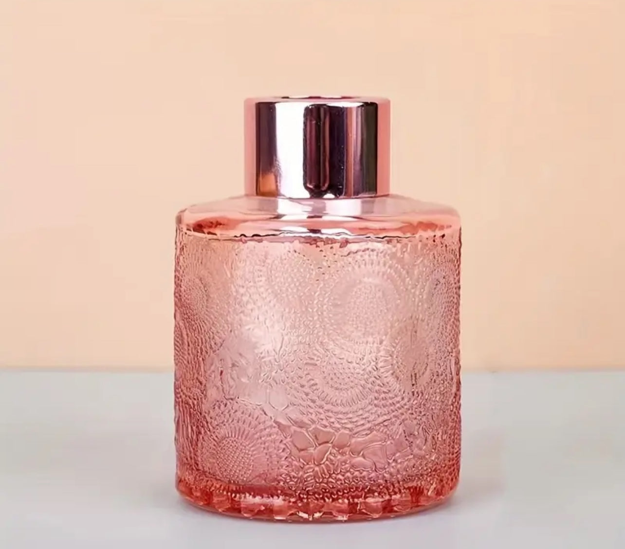 Vase Mandala rose